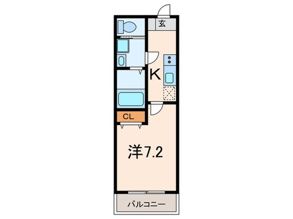 ジーメゾン大物の物件間取画像